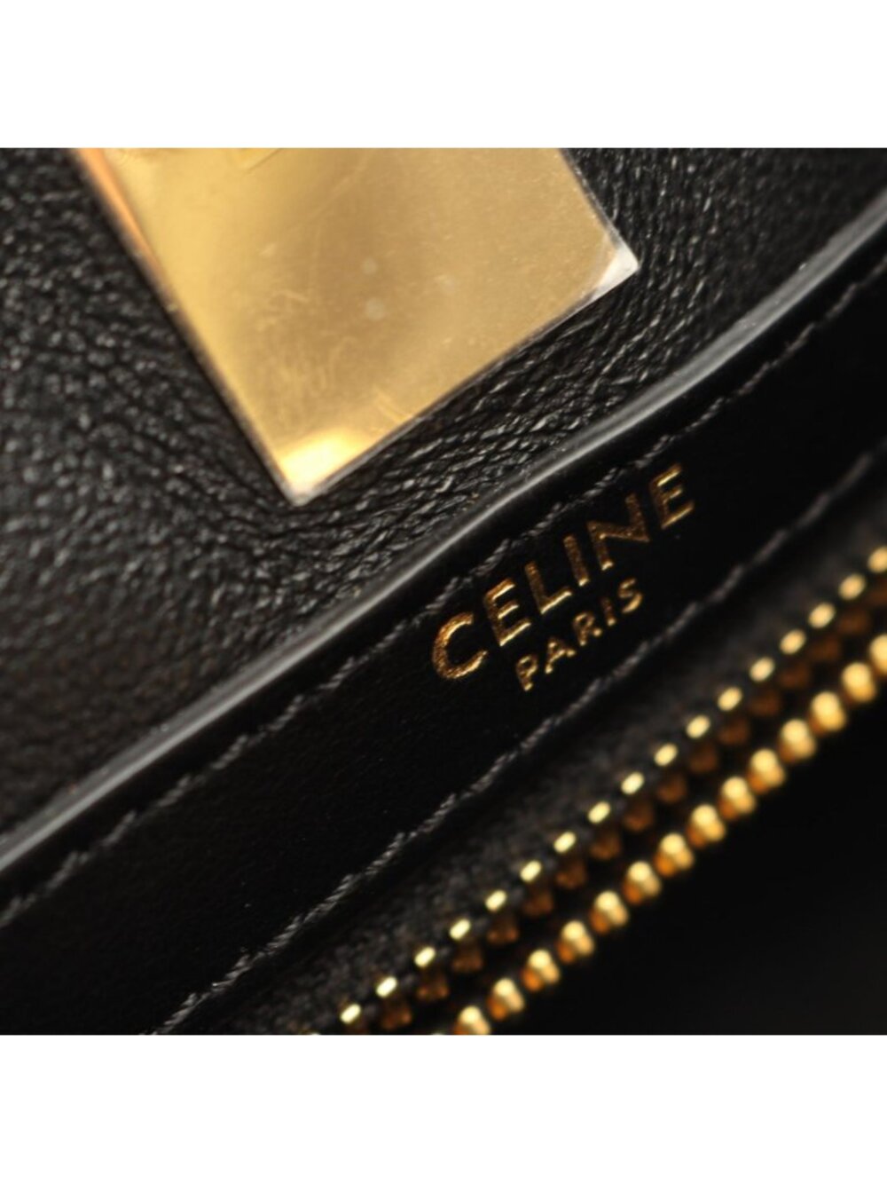 Celine Seri Tote Hippopotamus 16 Se-z Black Leather - Picture 4 of 9